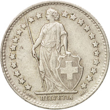 Coin, Switzerland, 1/2 Franc, 1948, Bern, AU(55-58), Silver, KM:23