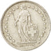 Coin, Switzerland, 1/2 Franc, 1943, Bern, AU(50-53), Silver, KM:23