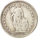 Coin, Switzerland, 1/2 Franc, 1916, Bern, VF(20-25), Silver, KM:23