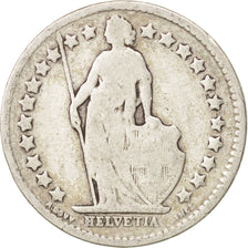 Switzerland, 1/2 Franc, 1907, Bern, VG(8-10), Silver, KM:23