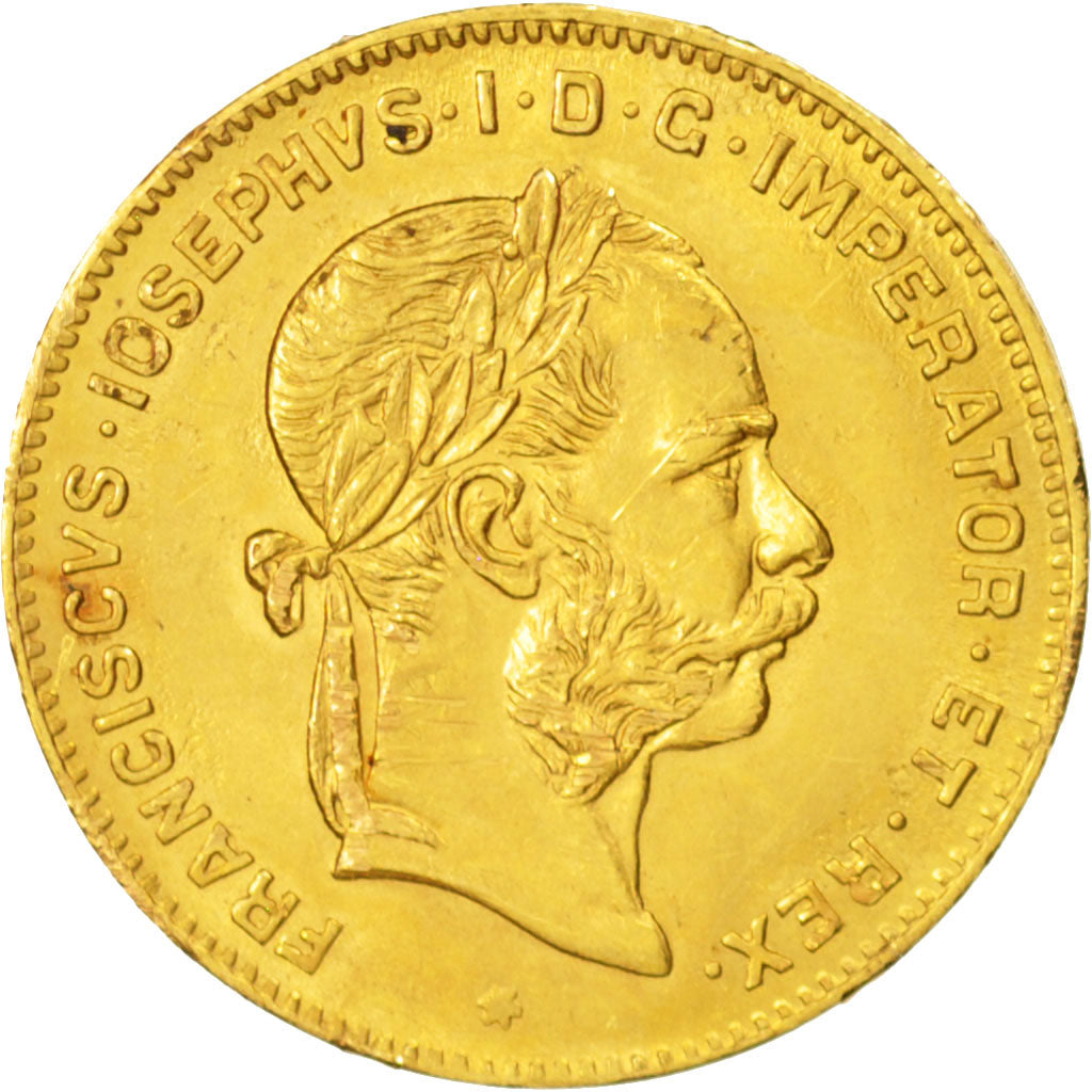 Austria, Franz Joseph I, 4 Florin 10 Francs, 1892, SPL-, Oro, KM:2260