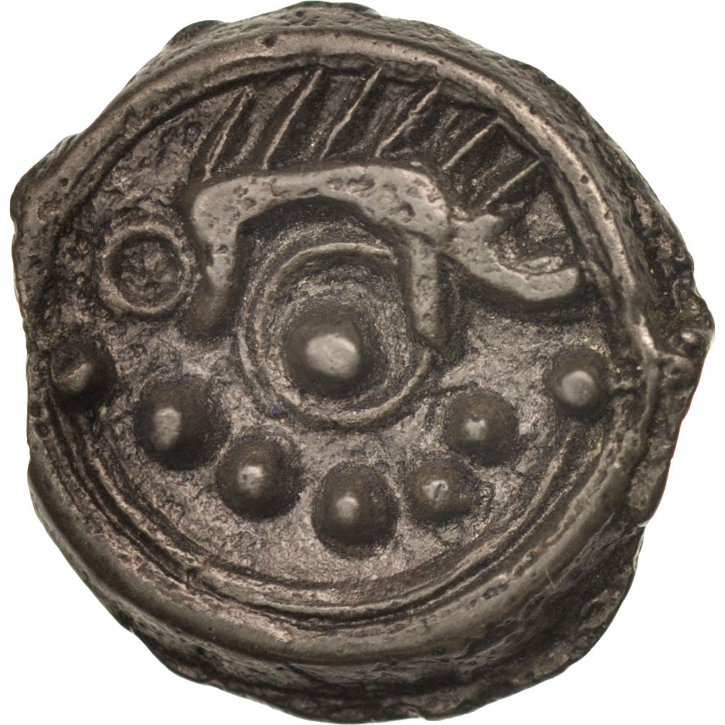 Coin, Suessiones, Potin, AU(55-58), Potin, Delestrée:530