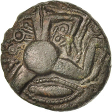 Monnaie, Bellovaques, Bronze, TTB+, Bronze, Delestrée:301var