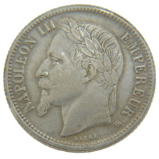 FRANCE, Napoléon III, Franc, 1868, Strasbourg, KM #806.2, EF(40-45), Silver, G..