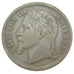 FRANCE, Napoléon III, Franc, 1868, Strasbourg, KM #806.2, EF(40-45), Silver, G..