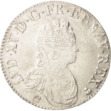 France, Louis XV, Écu Vertugadin, 1716, Reims, , TB+, Argent, Gadoury:317