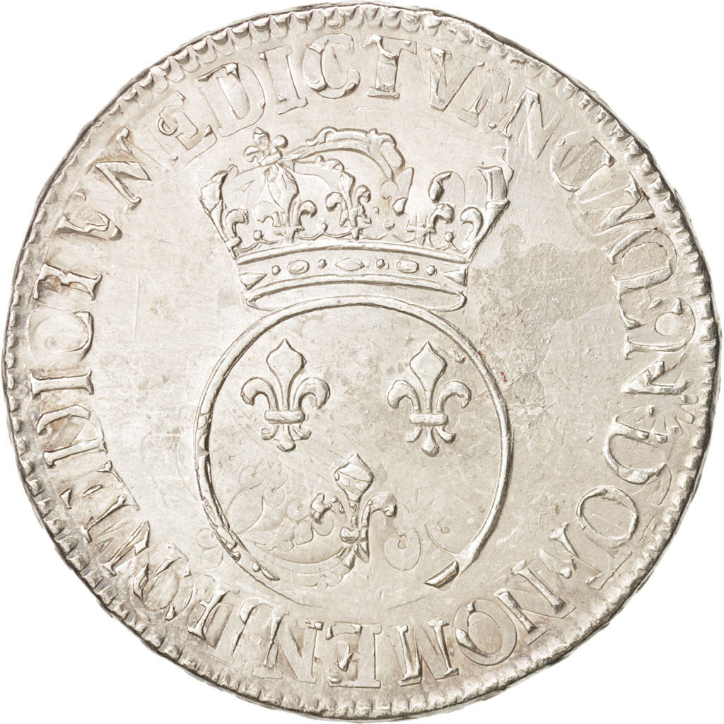 France, Louis XV, Écu Vertugadin, 1716, Indeterminate mint, VF(30-35), Silver