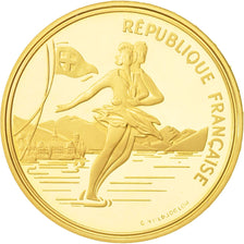 Münze, Frankreich, 500 Francs, 1989, Paris, STGL, Gold, KM:974