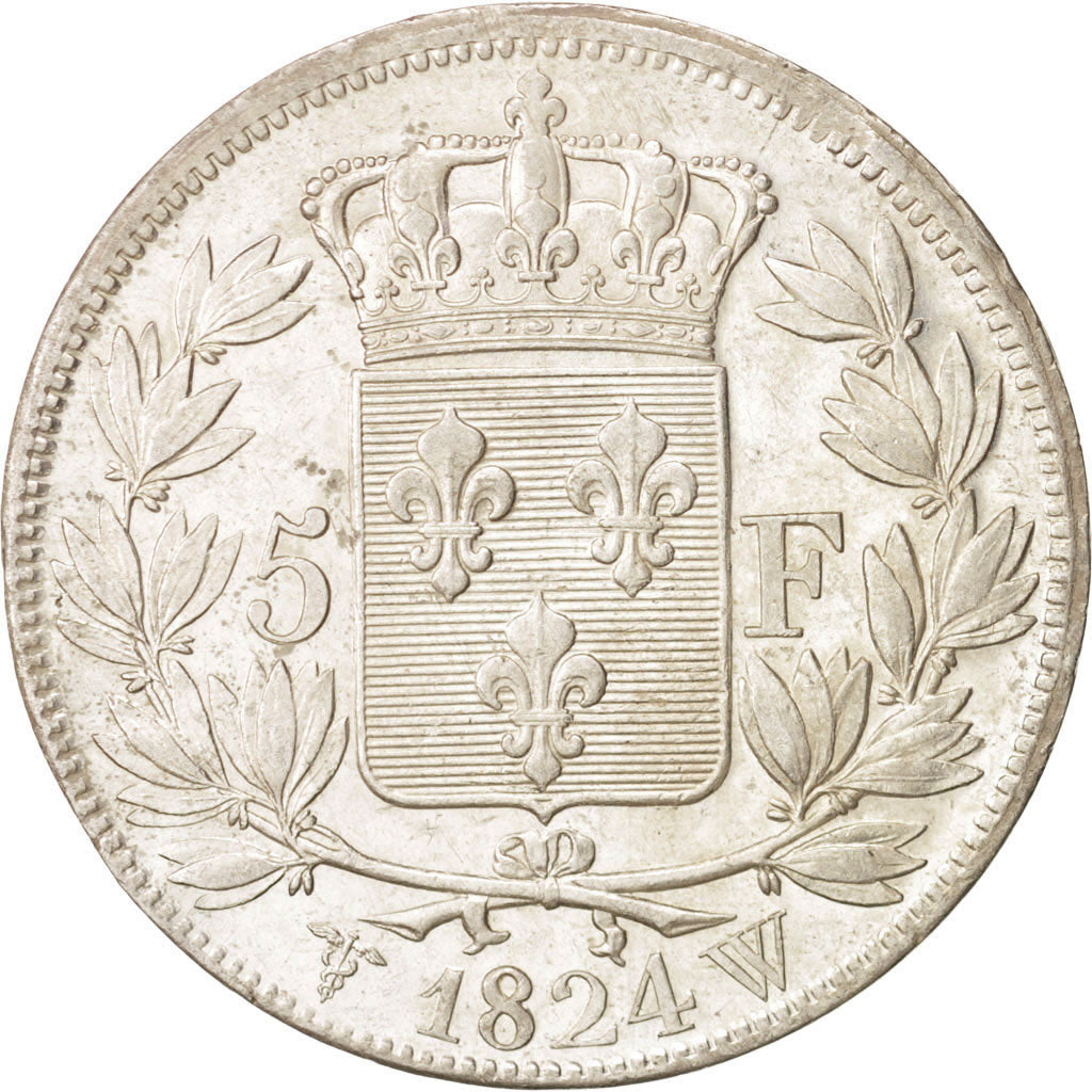 Münze, Frankreich, Louis XVIII, Louis XVIII, 5 Francs, 1824, Lille, SS+