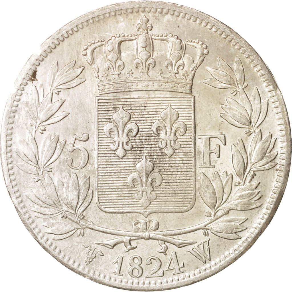Münze, Frankreich, Louis XVIII, Louis XVIII, 5 Francs, 1824, Lille, SS+