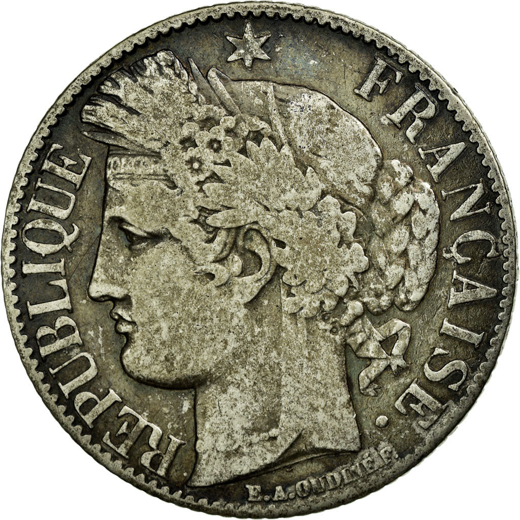 Monnaie, France, Cérès, Franc, 1887, Paris, TB+, Argent, KM:822.1