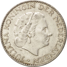Moneda, Países Bajos, Juliana, Gulden, 1955, EBC, Plata, KM:184