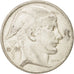 Belgium, 50 Francs, 50 Frank, 1951, VF(30-35), Silver, KM:137