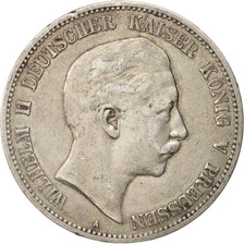 German States, PRUSSIA, Wilhelm II, 5 Mark, 1904, Berlin, EF(40-45), KM:523