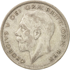 Great Britain, George V, 1/2 Crown, 1928, VF(20-25), Silver, KM:835