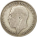 Great Britain, George V, Florin, Two Shillings, 1922, F(12-15), Silver, KM:817a