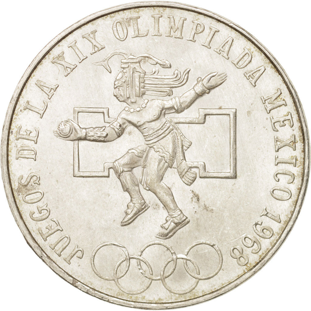 Moneta, Messico, 25 Pesos, 1968, Mexico City, SPL, Argento, KM:479.1