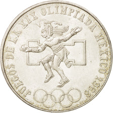 Coin, Mexico, 25 Pesos, 1968, Mexico City, MS(63), Silver, KM:479.1