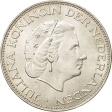 Netherlands, Juliana, 2-1/2 Gulden, 1959, MS(63), Silver, KM:185