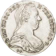 Austria, Maria Theresa, Thaler, 1780, Vienna, AU(55-58), Silver, KM:1866.2