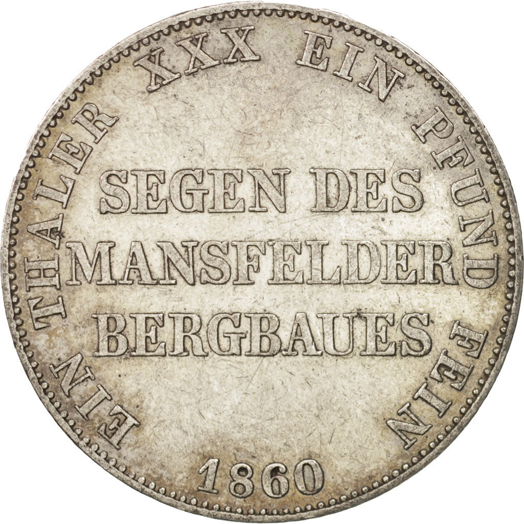 Deutsch Staaten, PRUSSIA, Friedrich Wilhelm IV, Thaler, 1860, Berlin, VZ, KM:472