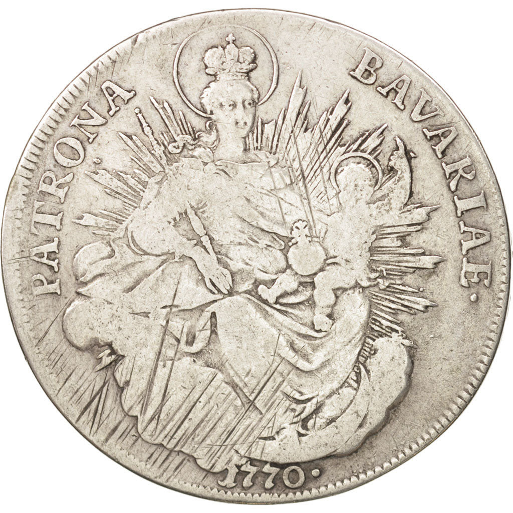 Moneta, Stati tedeschi, BAVARIA, Maximilian III, Josef, Thaler, 1770, Munich