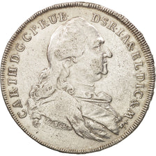 Stati tedeschi, BAVARIA, Karl Theodor, Thaler, 1789, Munich, MB+, Argento