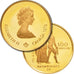 Canada, Elizabeth II, 100 Dollars, 1976, Royal Canadian Mint, Ottawa, MS(65-70)
