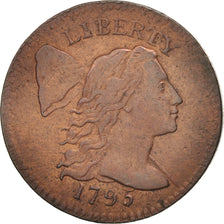 United States, Liberty Cap Cent, 1795, Philadelphia, EF(40-45), KM:13