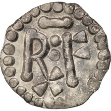 Moneta, Francia, Denarius, Soissons, BB+, Argento, Depeyrot:935