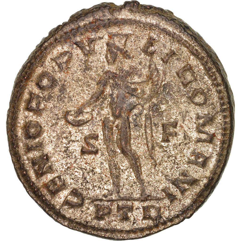 Coin, Diocletian, Follis, Trier, MS(60-62), Bronze, RIC:582a