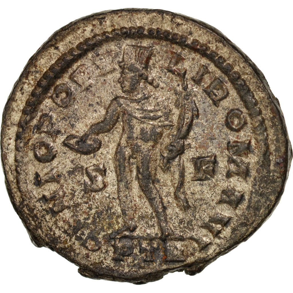 Münze, Galerius, Follis, Trier, VZ+, Bronze, RIC:594b
