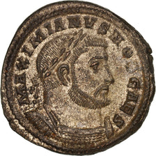 Coin, Galerius, Follis, Trier, MS(63), Bronze, RIC:535b