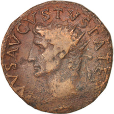 Divus Augustus, As, Struck under Tiberius, Rome, VF(30-35), Bronze, RIC:81