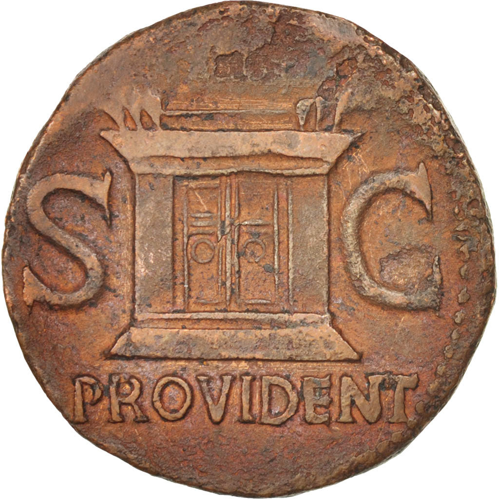 Divus Augustus, As, Struck under Tiberius, Rome, VF(30-35), Bronze, RIC:81