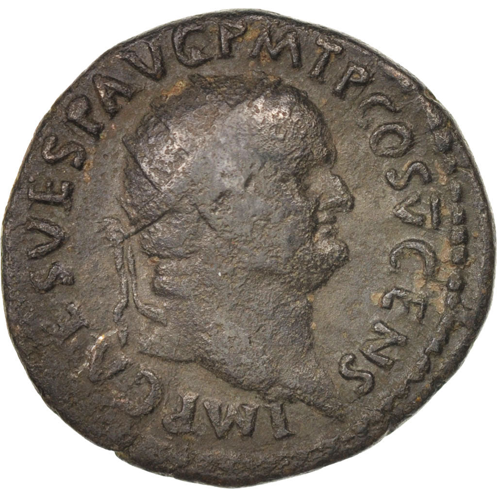 Coin, Vespasian, Dupondius, Rome, VF(20-25), Bronze, RIC:715