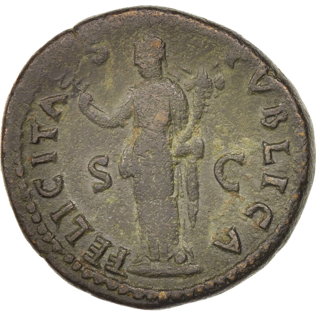 Coin, Vespasian, Dupondius, Rome, VF(20-25), Bronze, RIC:715