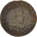 France, Louis XIII, Denier tournois, 1626, Paris, AU(50-53), Copper, KM:70.1
