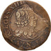 France, Louis XIII, Double Lorrain, 1635, Stenay, EF(40-45), Copper, KM:90