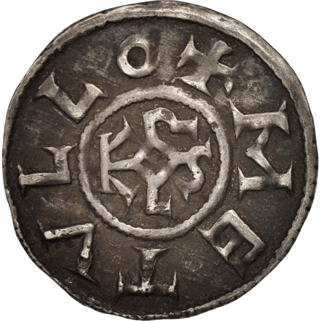 Frankreich, Charles II le chauve, Denarius, Melle, SS+, Silber, Prou:692-697