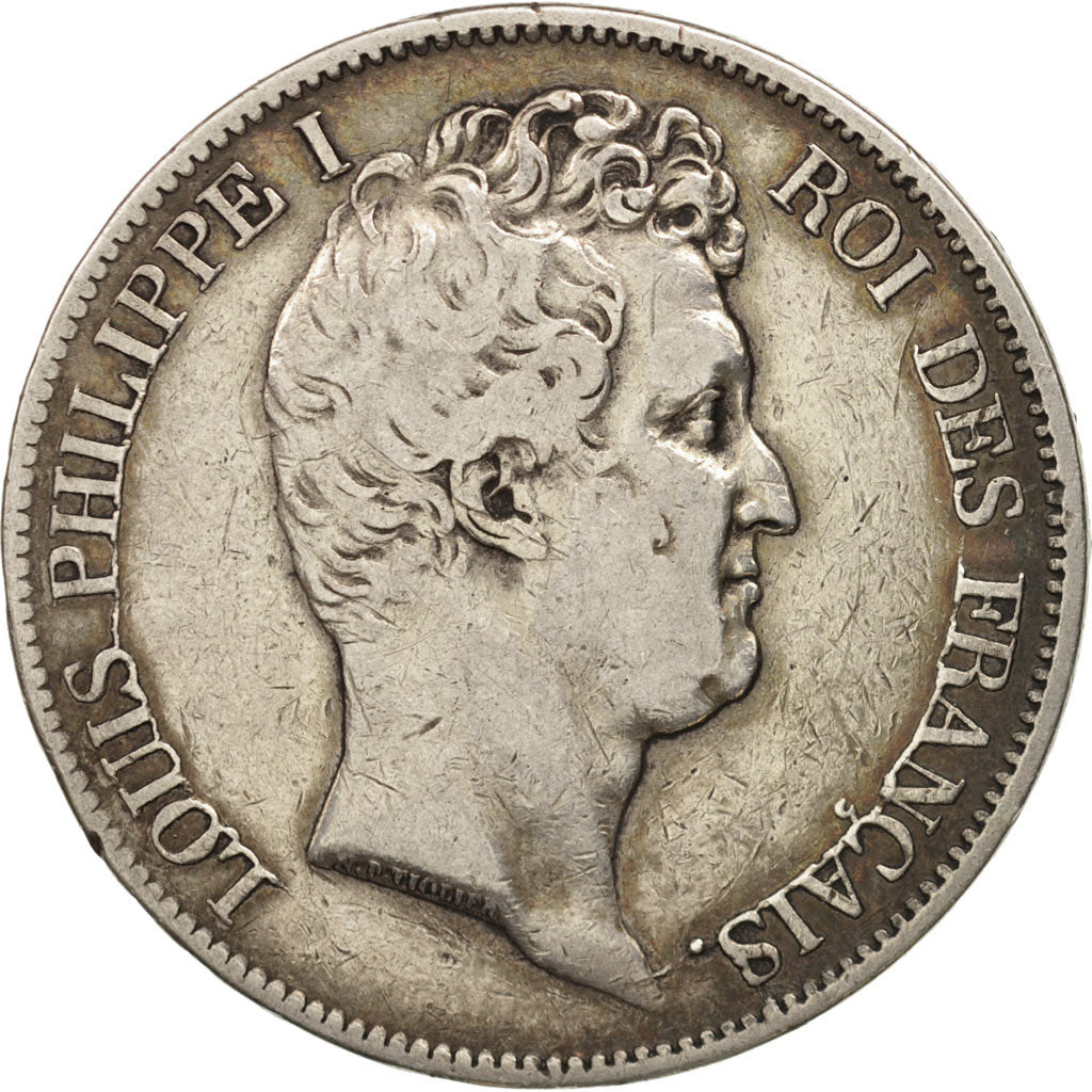 Coin, France, Louis-Philippe, 5 Francs, 1831, Paris, VF(20-25), Silver