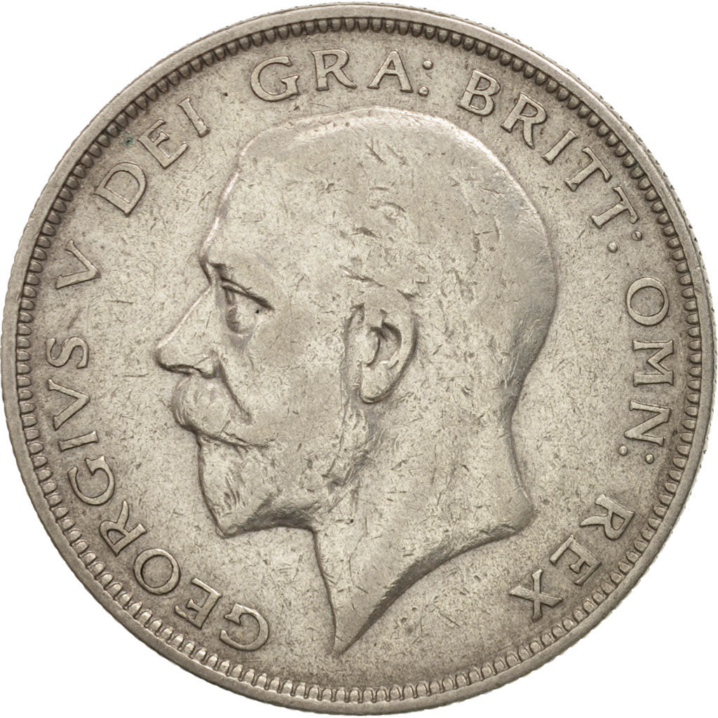 Großbritannien, George V, 1/2 Crown, 1935, S+, Silber, KM:835