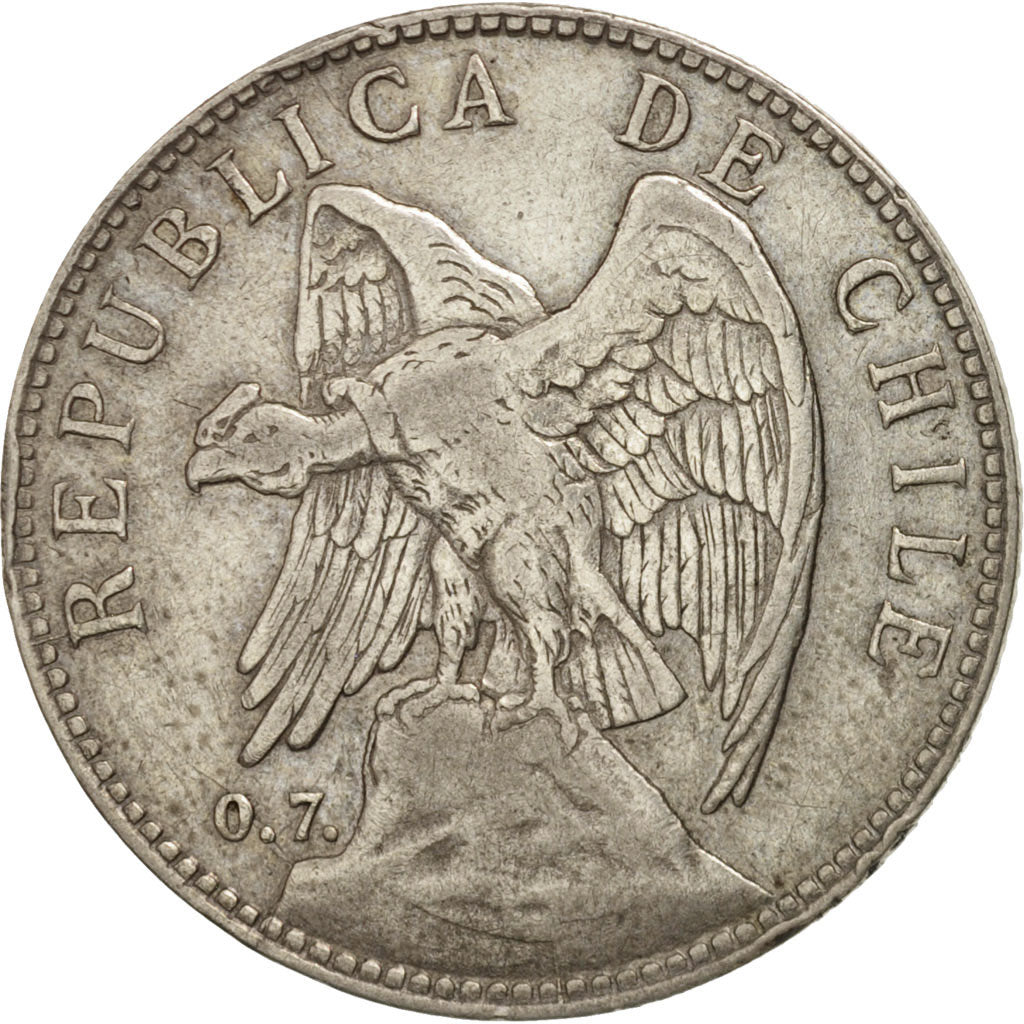 Chile, 50 Centavos, 1903, EF(40-45), Silver, KM:160