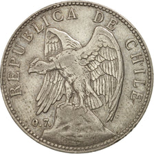 Chile, 50 Centavos, 1903, EF(40-45), Silver, KM:160