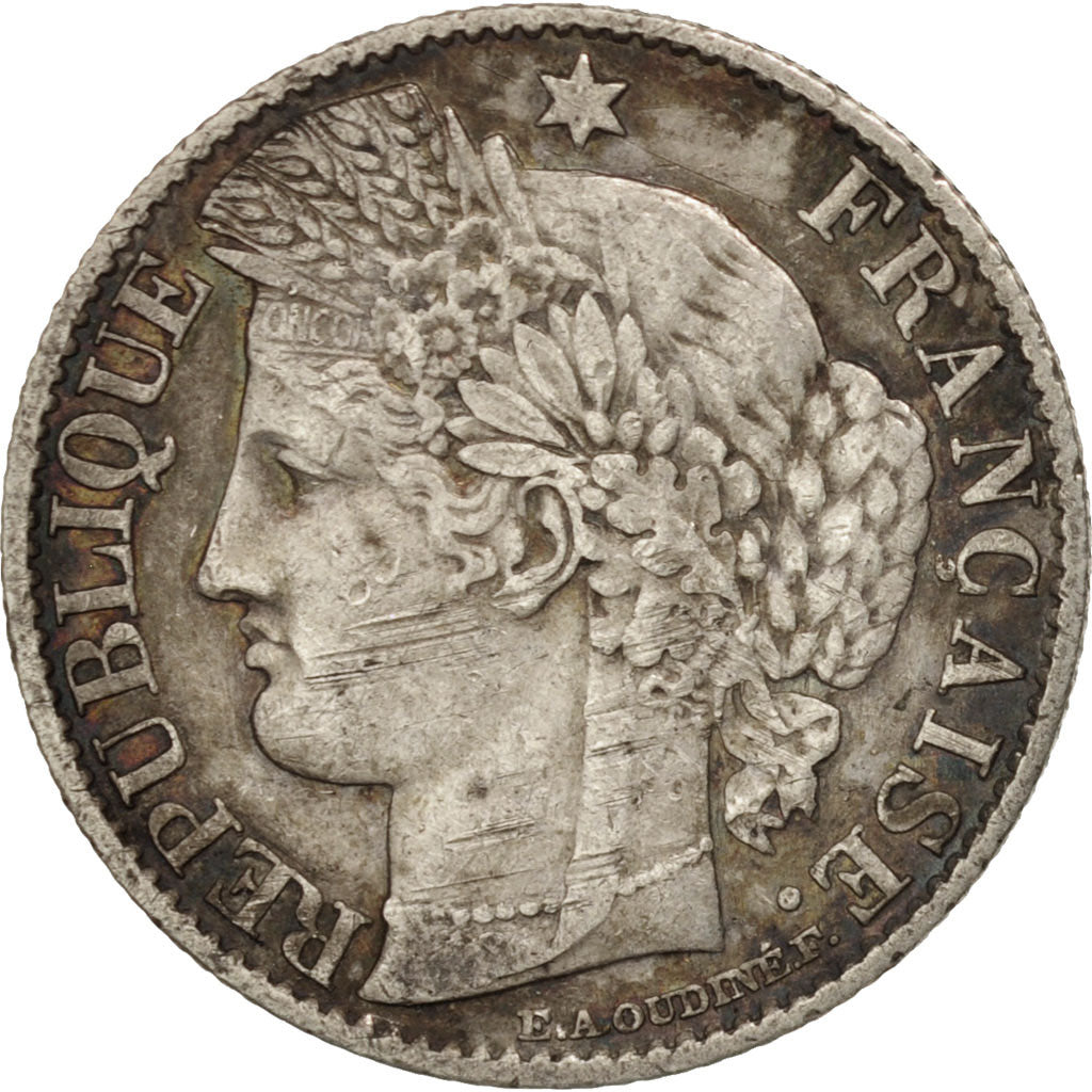 Monnaie, France, Cérès, 50 Centimes, 1873, Paris, TTB, Argent, KM:834.1