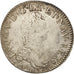 Munten, Frankrijk, Louis XV, Écu Vertugadin, Ecu, 1716, Reims, ZF+, Zilver