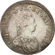 Moneta, Francia, Louis XV, Écu Vertugadin, Ecu, 1716, Reims, BB+, Argento