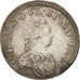 Moneda, Francia, Louis XV, Écu Vertugadin, Ecu, 1716, Reims, MBC+, Plata