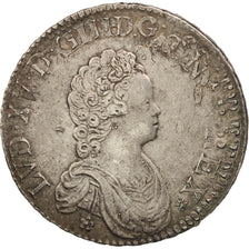 Coin, France, Louis XV, Écu Vertugadin, Ecu, 1716, Caen, EF(40-45), Silver