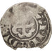 France, Bretagne, Anonymous, Denarius, Nantes, VF(20-25), Silver, Boudeau:28